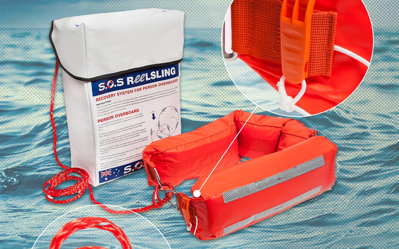 SOS Marine launches REELSLING: a stainless-steel difference in man overboard recovery