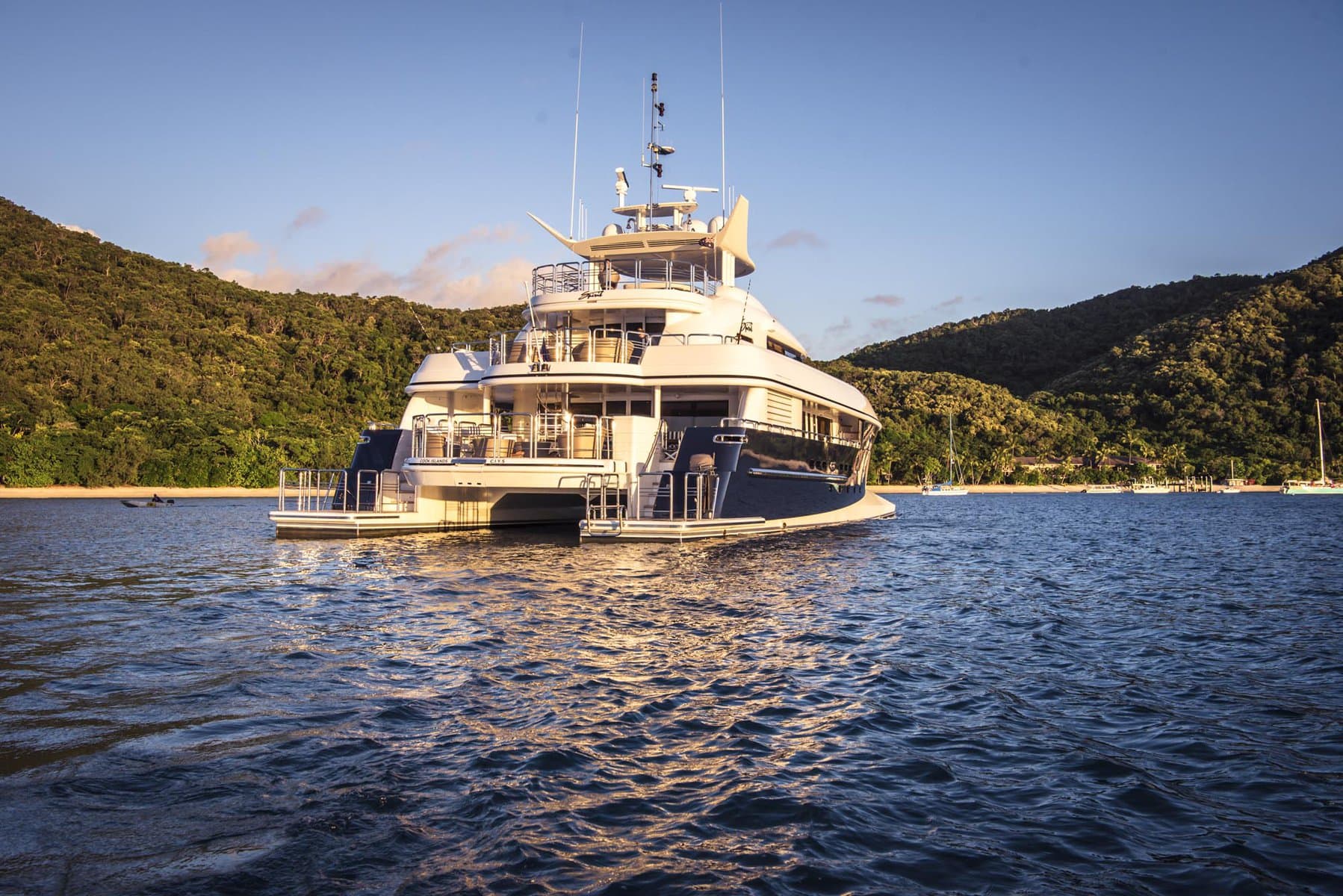 Spirit anchored at Fitzroy Island